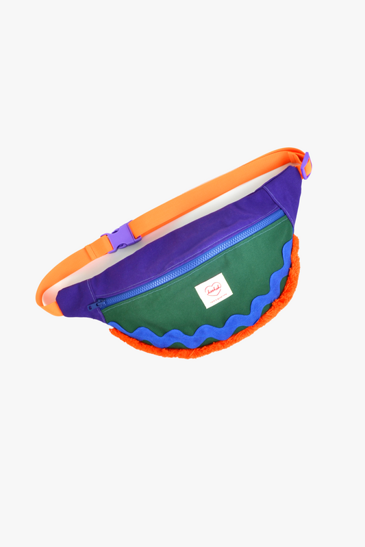 Fringe Fanny Pack in Green