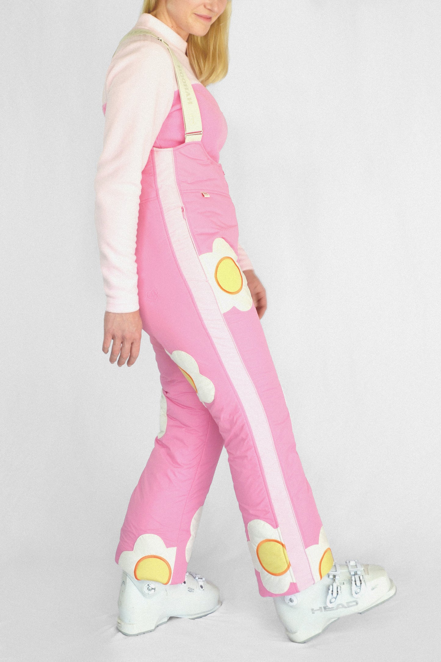 Sunny-Side Bibs in Bubblegum