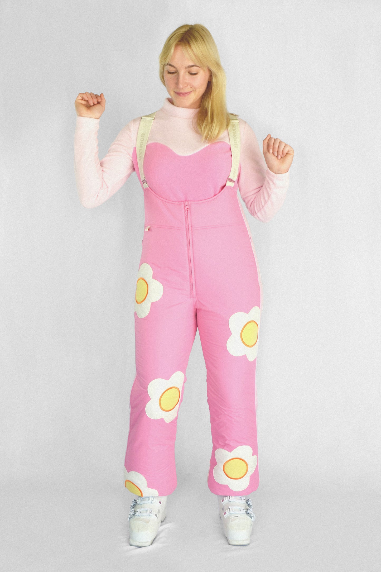 Sunny-Side Bibs in Bubblegum