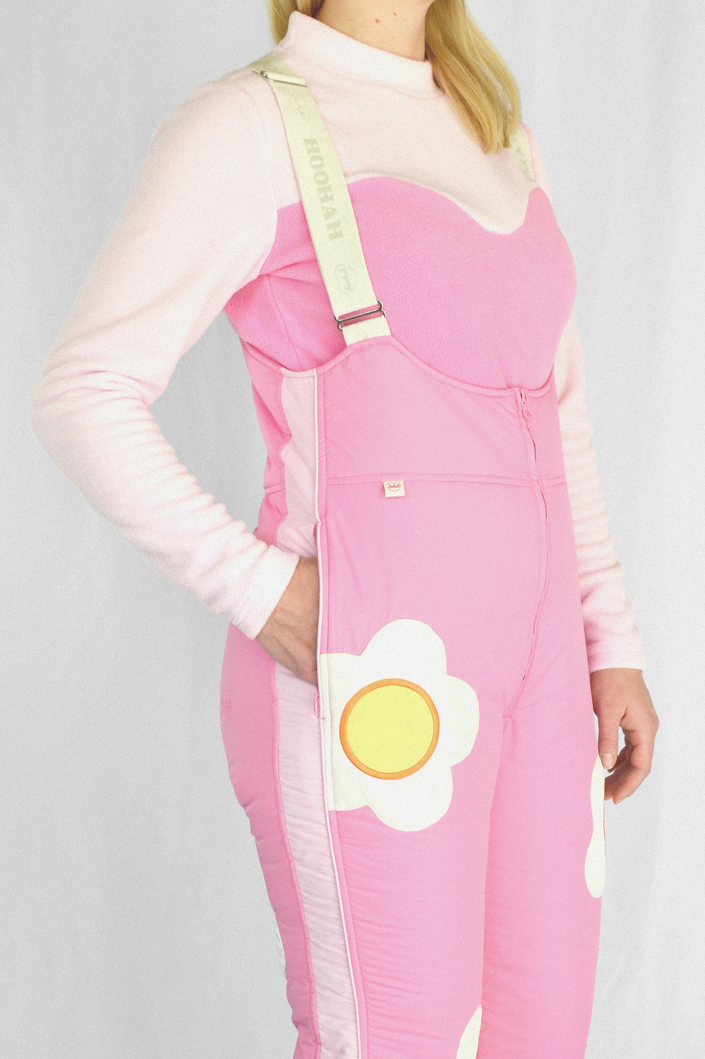 Sunny-Side Bibs in Bubblegum