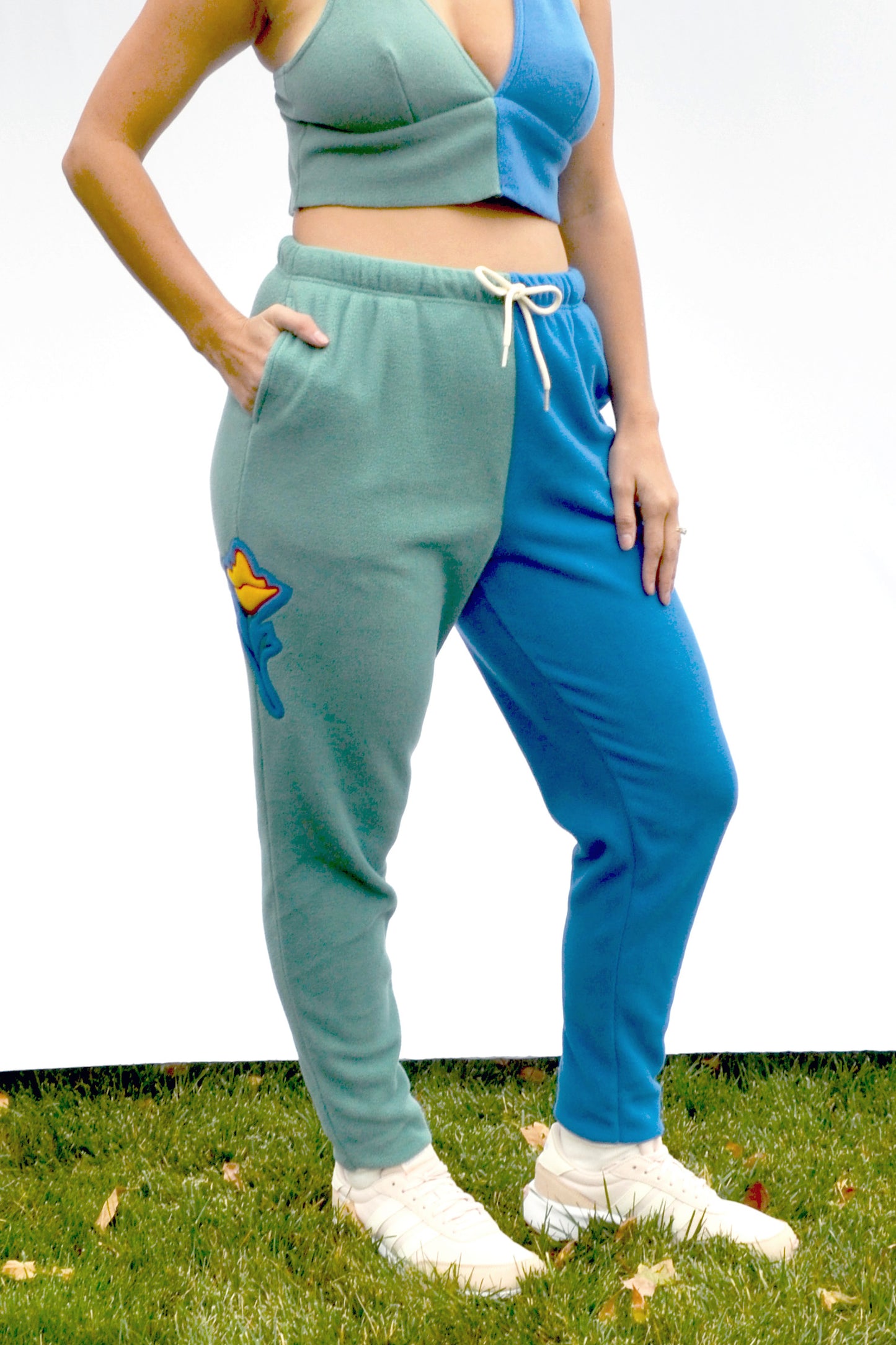 Fleece California Poppy Joggers