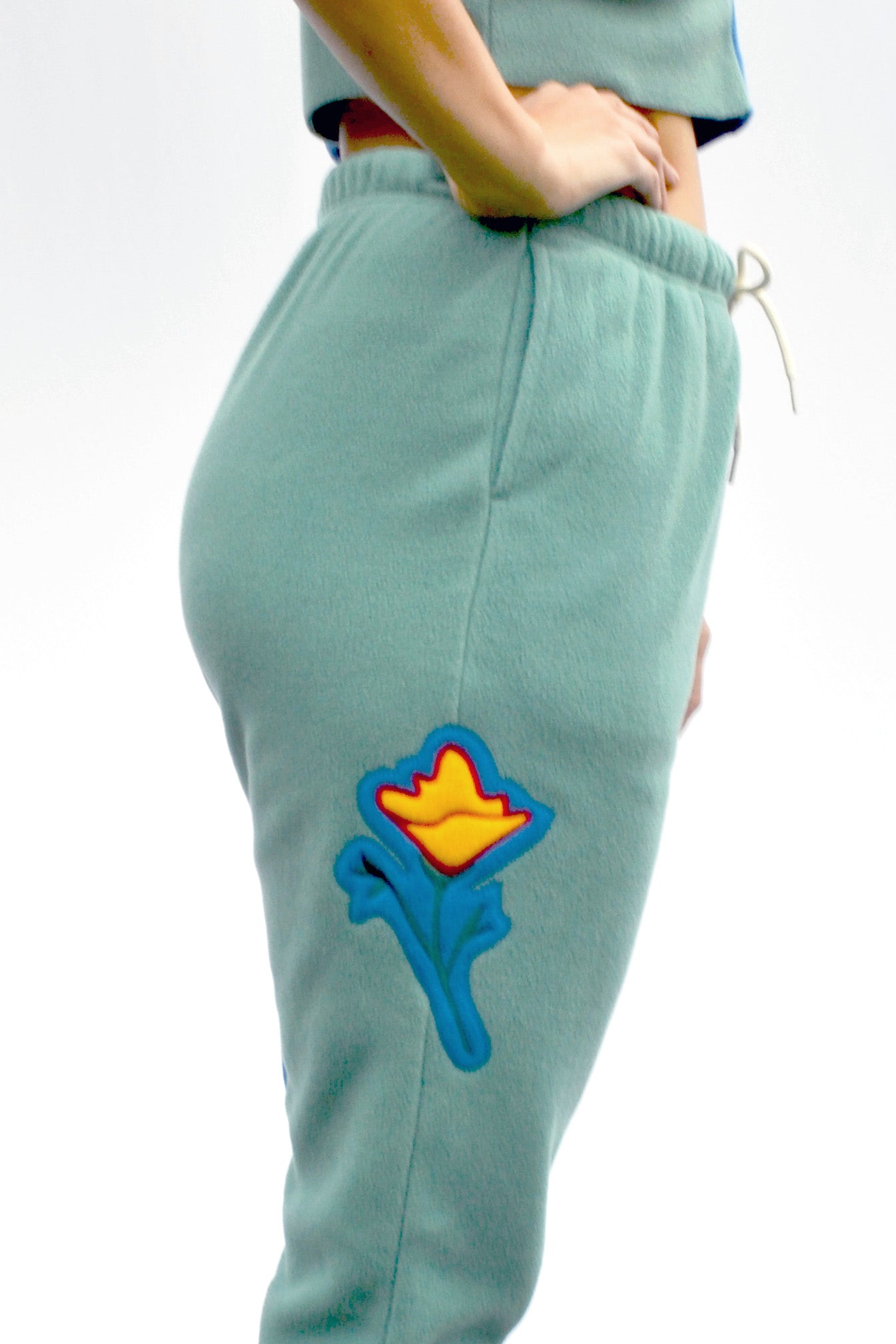 Fleece California Poppy Joggers