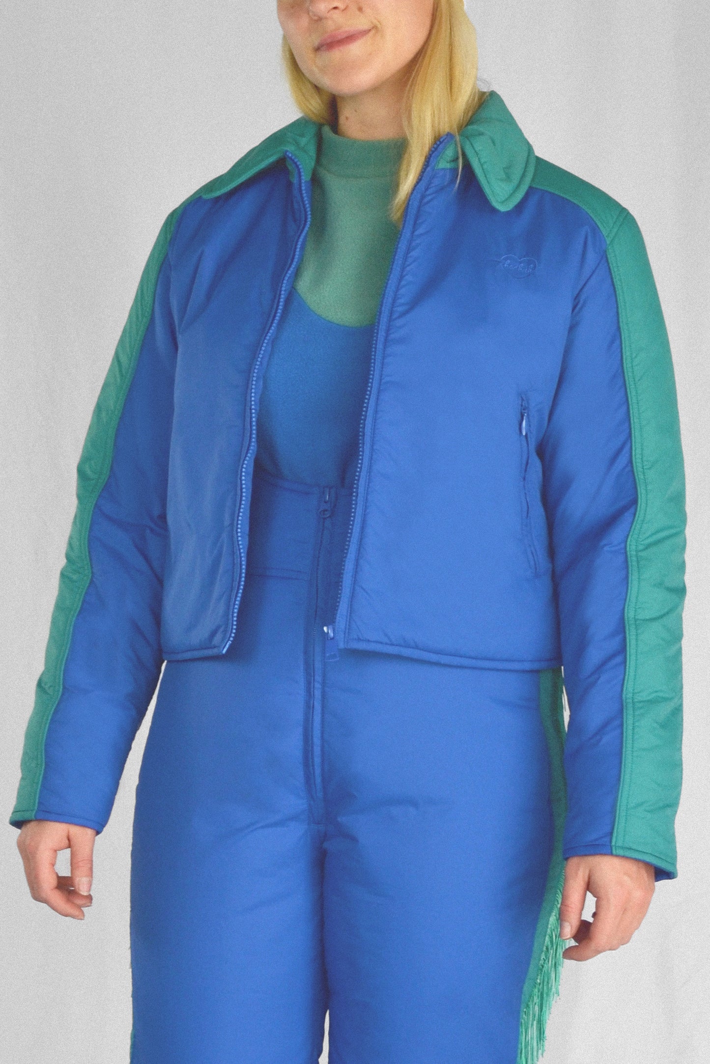 Western Coat in Beryl Blue
