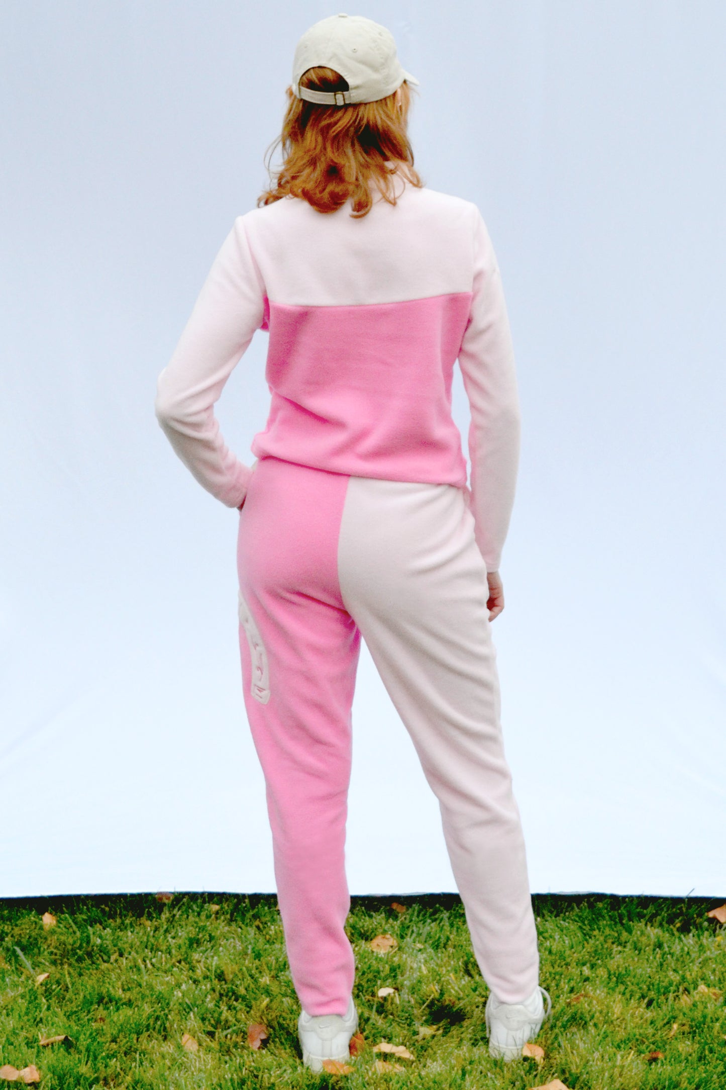 Fleece Lucky Joggers in Bubblegum