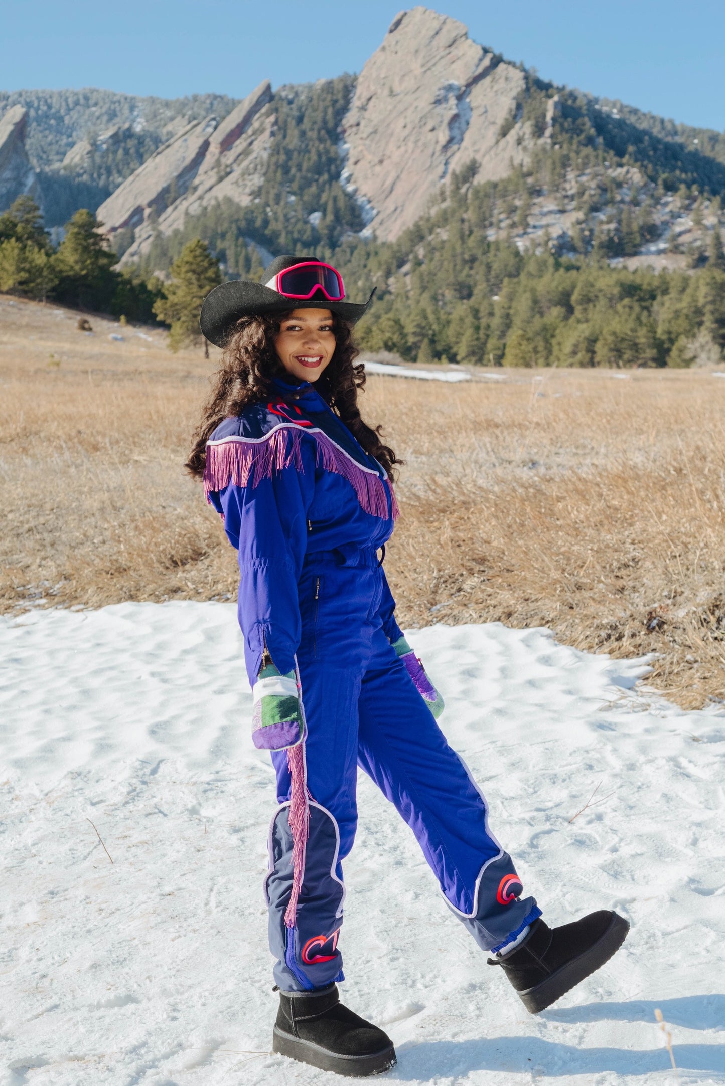 Sweetheart Onesie in Purple Area 51