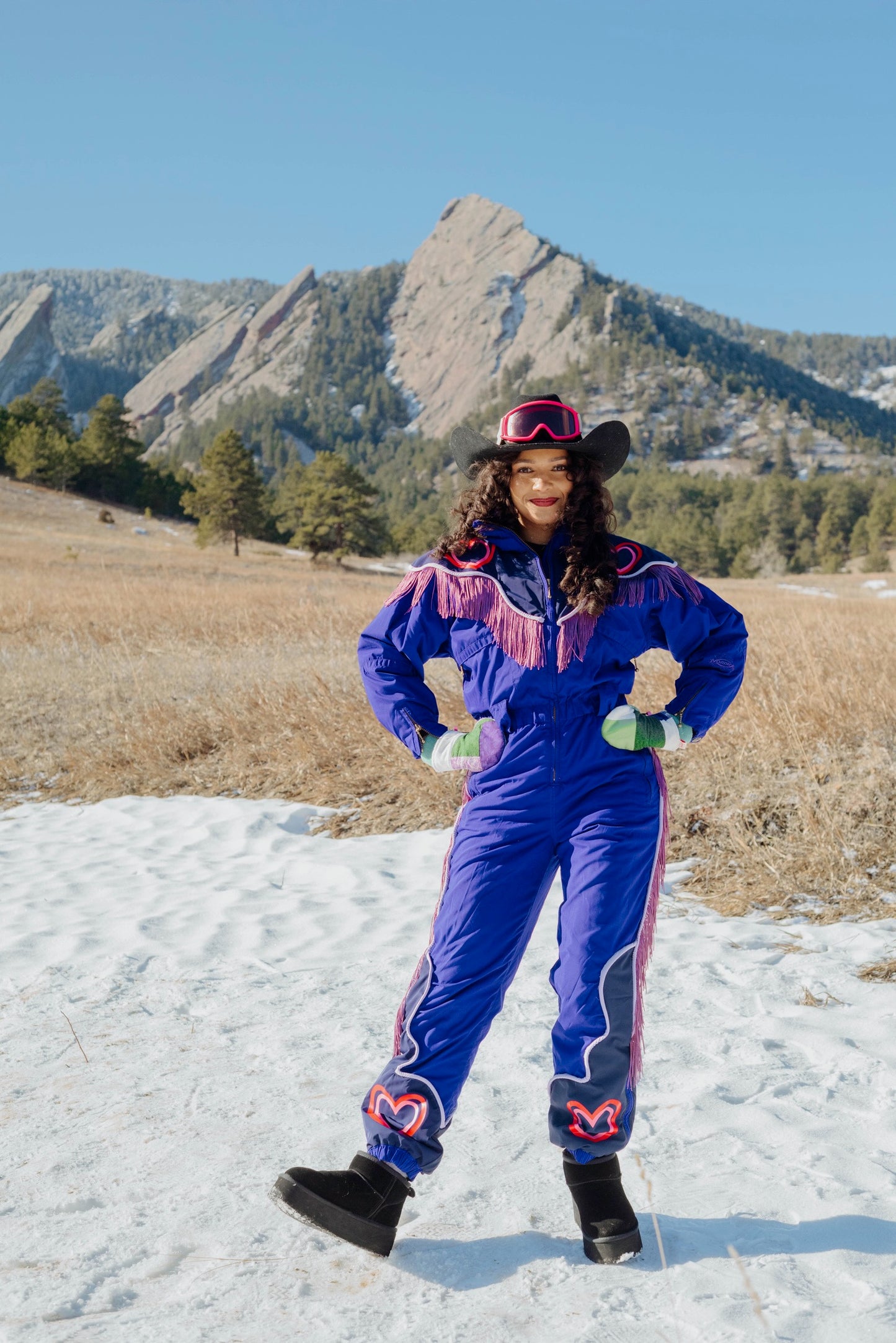 Sweetheart Onesie in Purple Area 51