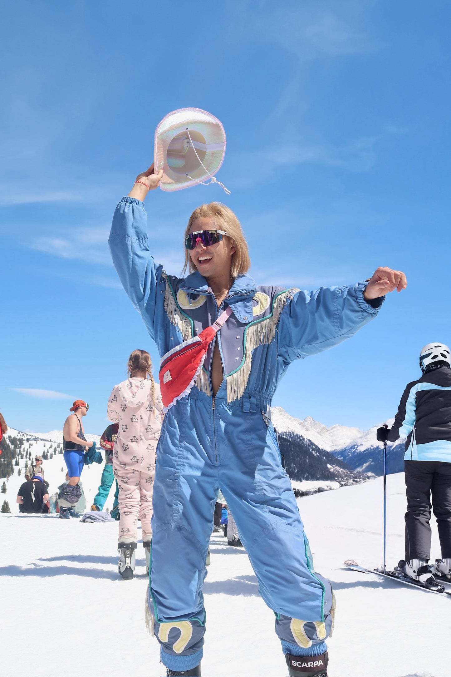 Presley Western Ski Onesie