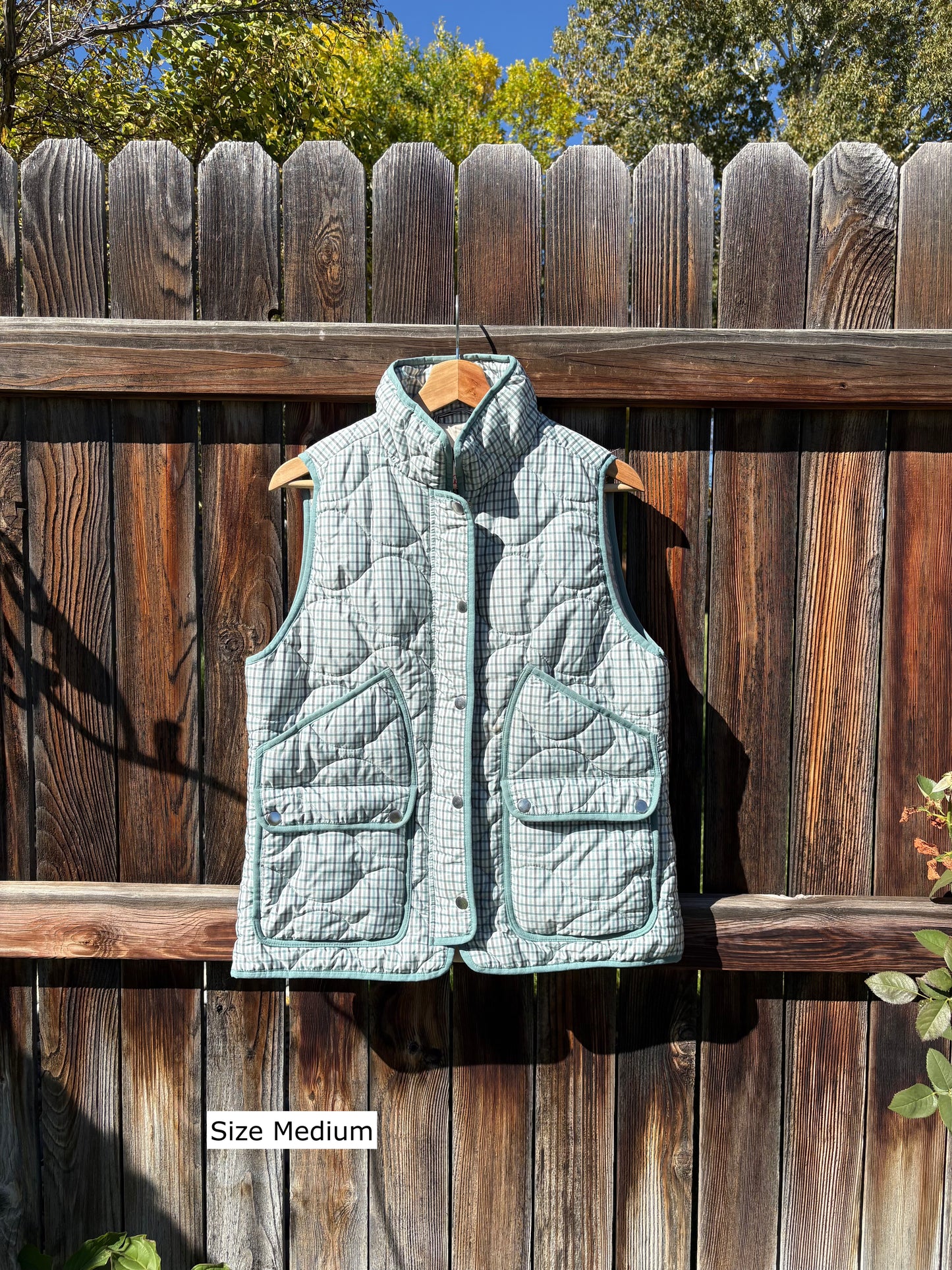 Upcycled Daisy Vest