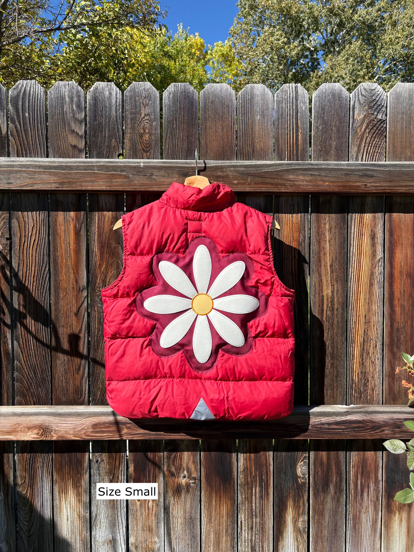 Upcycled Daisy Vest