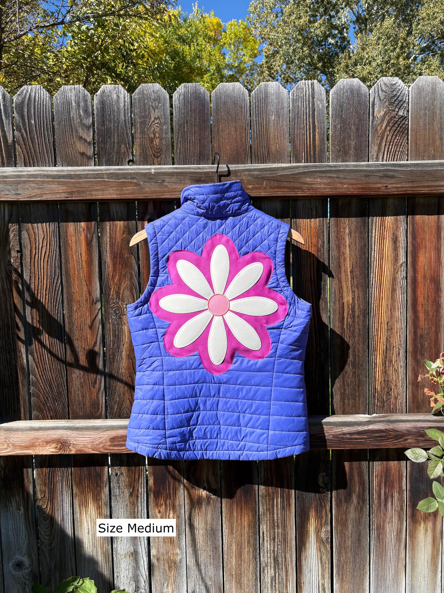 Upcycled Daisy Vest