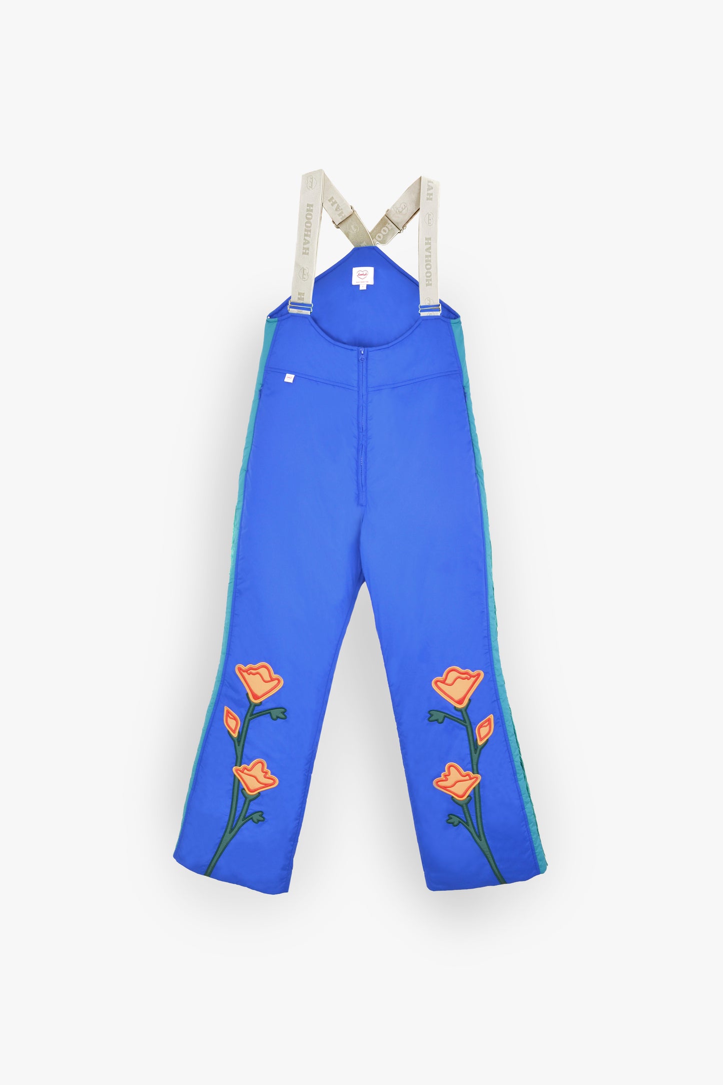 Western Bibs in Beryl Blue