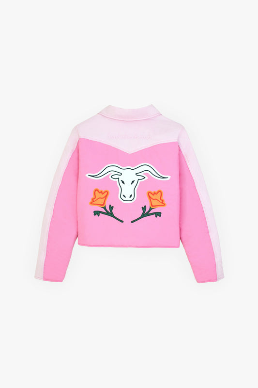 Western Coat in Bubblegum