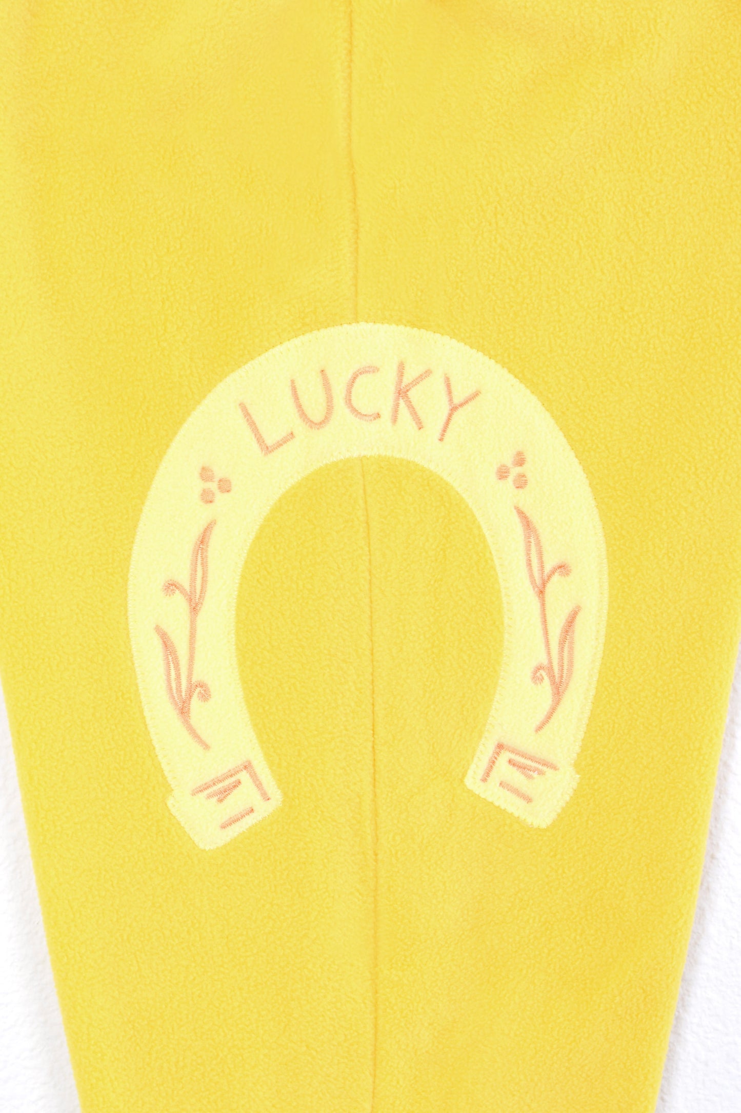Fleece Lucky Joggers in Daffodil