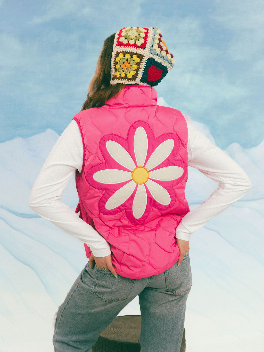 Daisy Vest in Raspberry – Hoohah