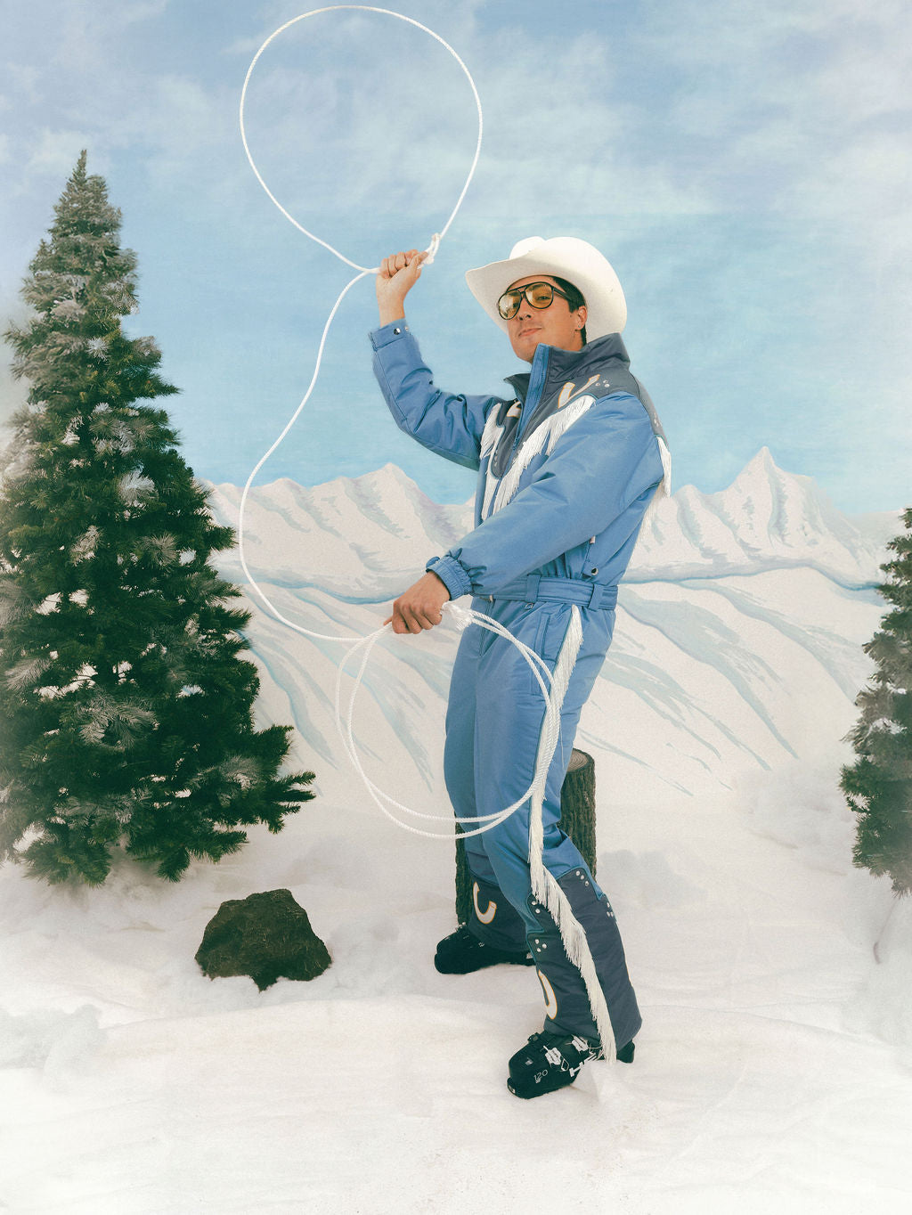 Presley Western Ski Onesie – Retro Adult Snow Suit – Hoohah
