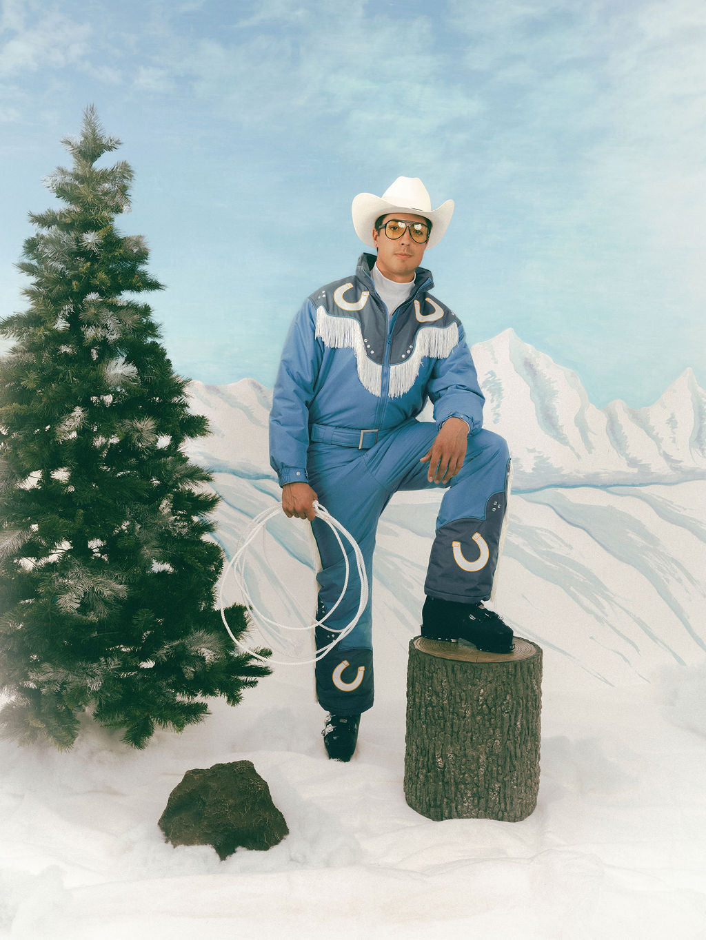 Presley Western Ski Onesie