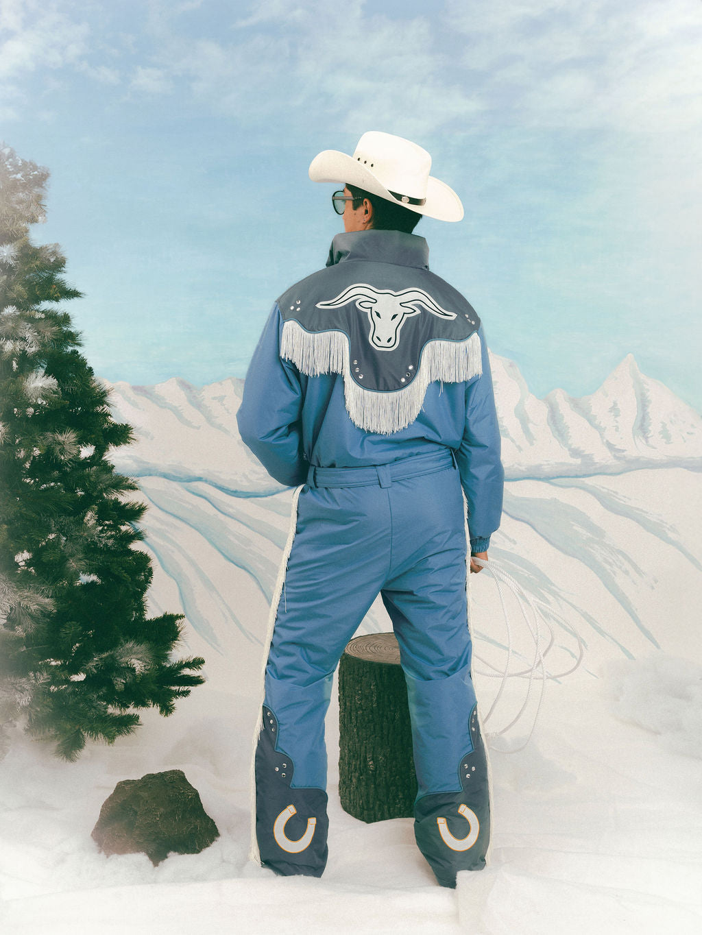 Presley Western Ski Onesie