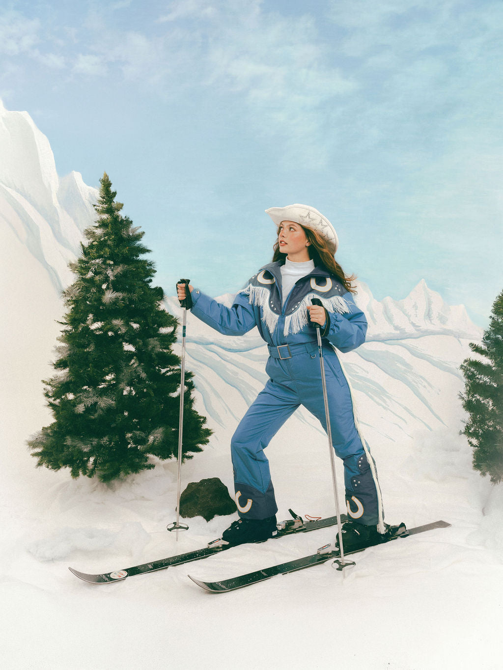 Presley Western Ski Onesie
