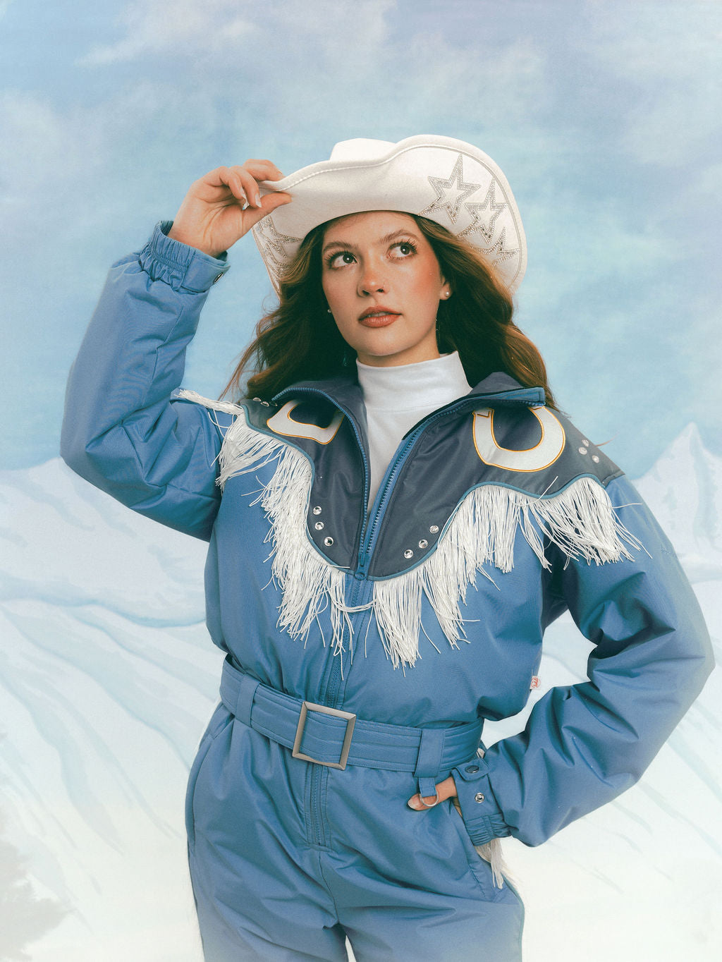 Presley Western Ski Onesie