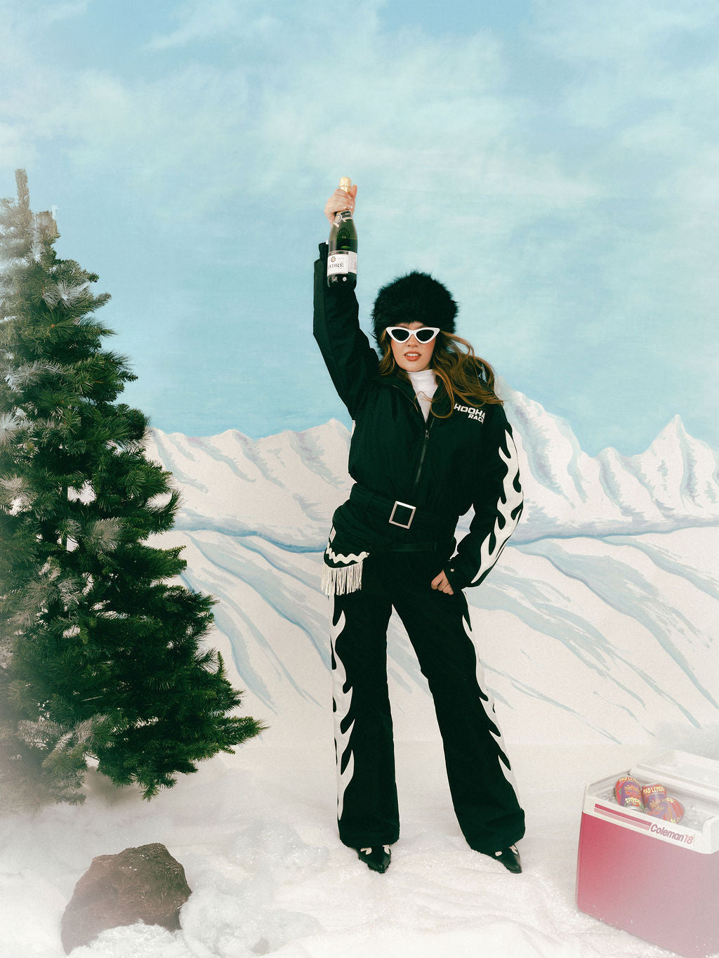 Fringe Fanny Pack in Black