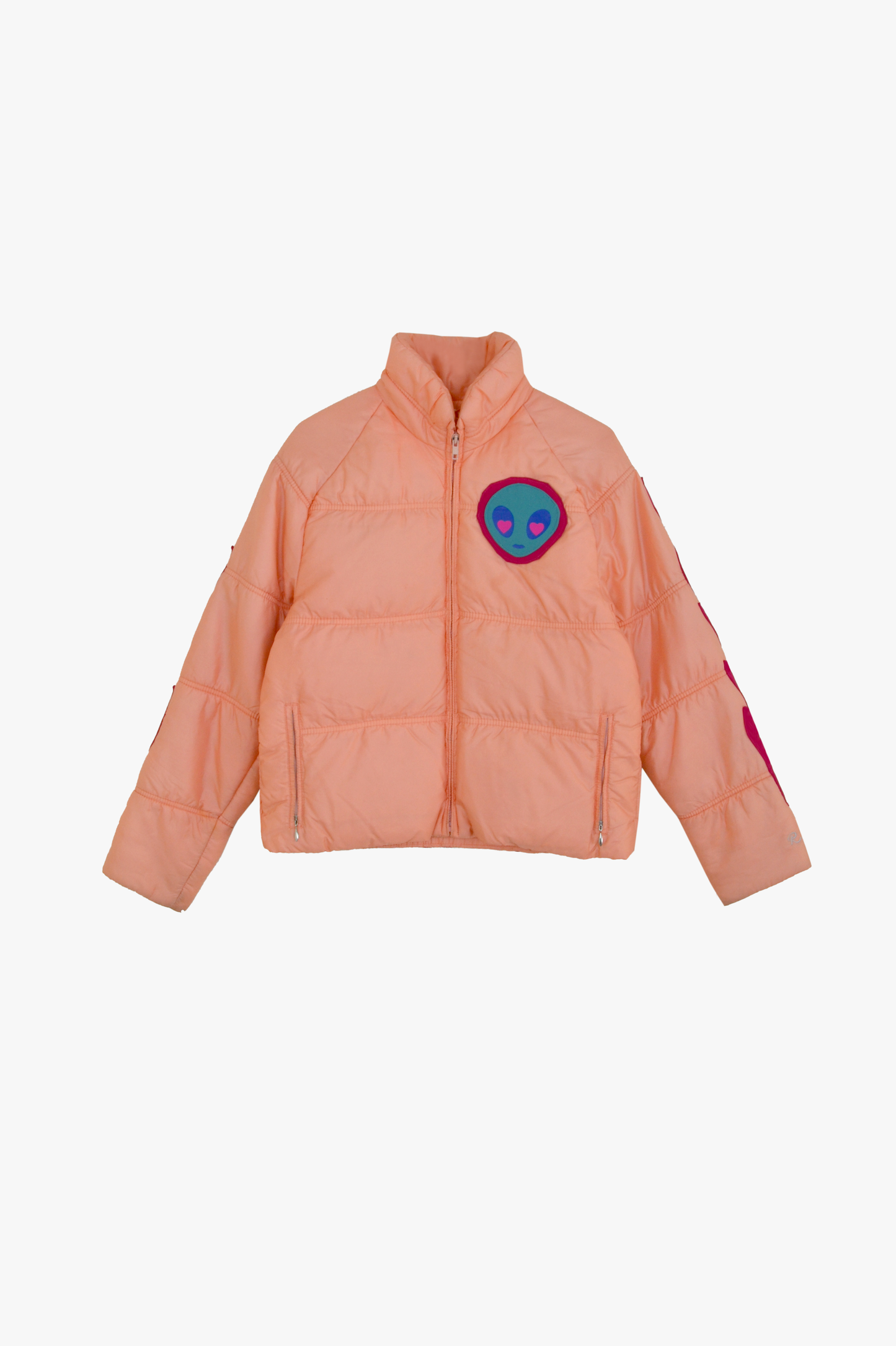 UFO Coat in Peach Area 51