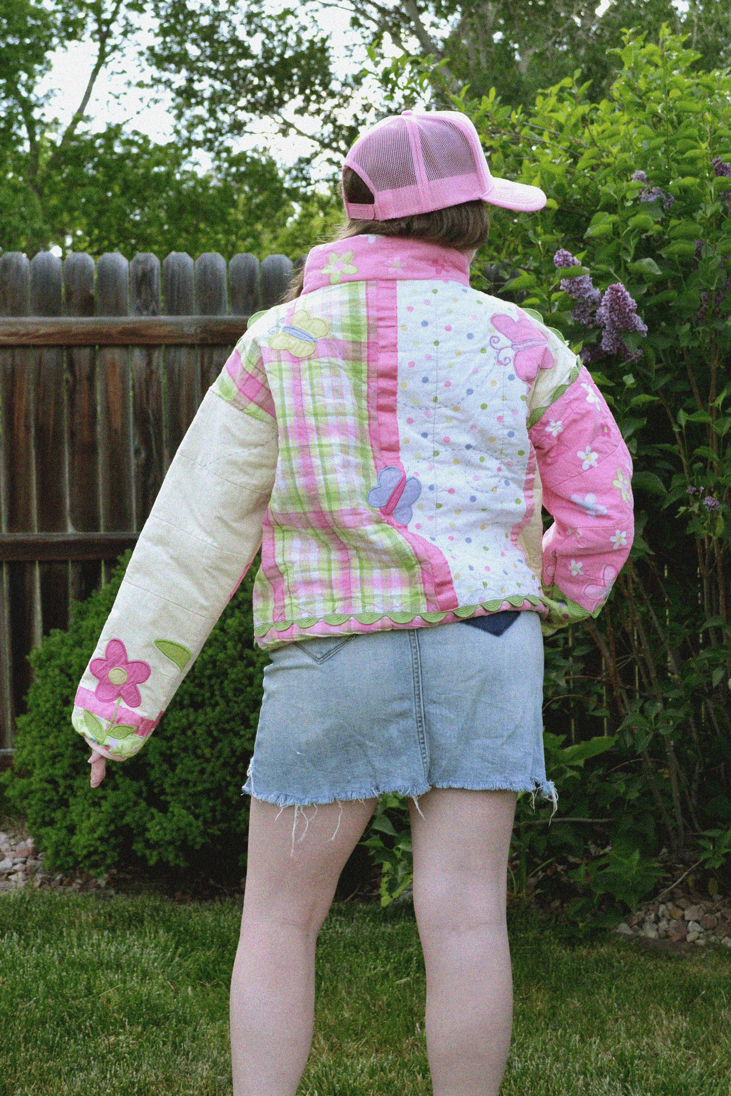 Pinky Granny Coat