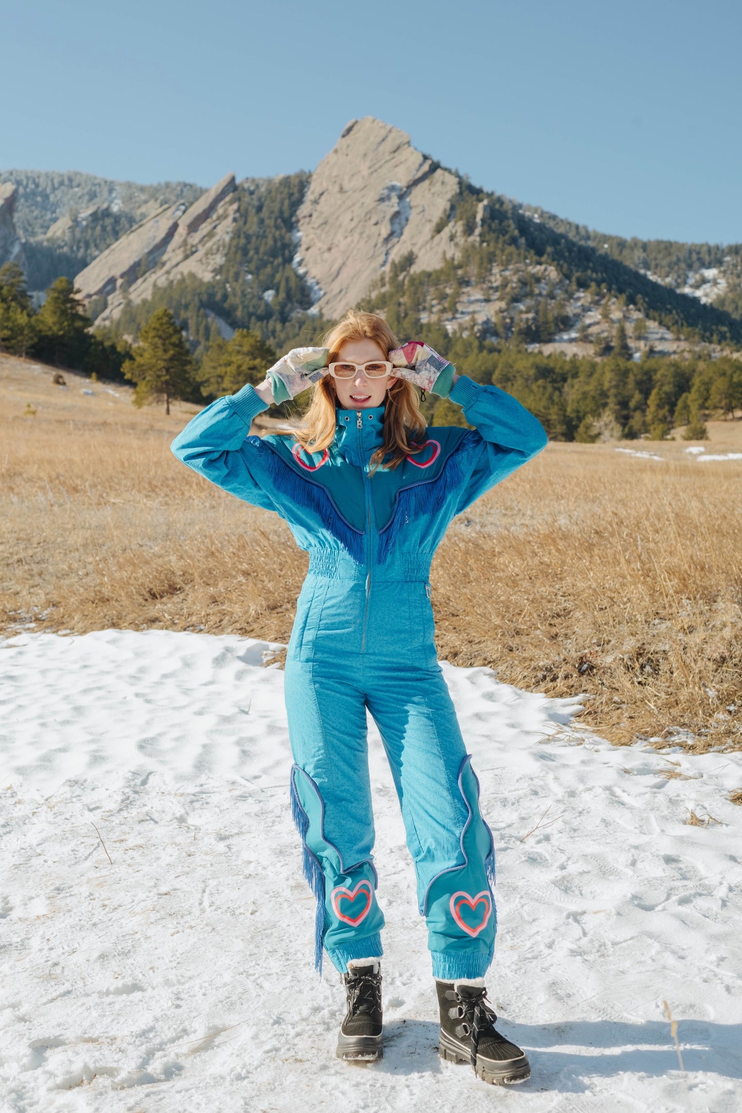 Sweetheart Onesie in Teal Area 51