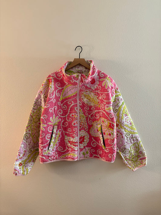 Pinky Quilt Coat