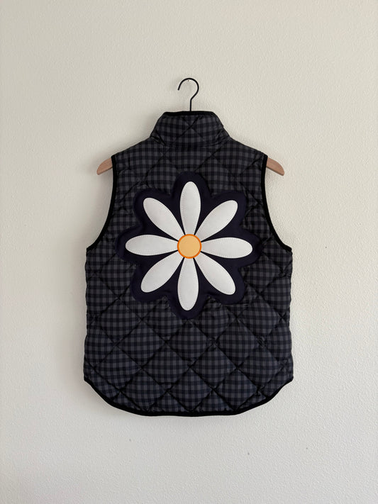Upcycled Daisy Vest