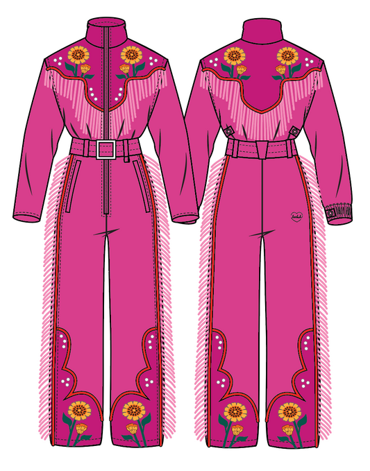 Loretta Western Ski Onesie
